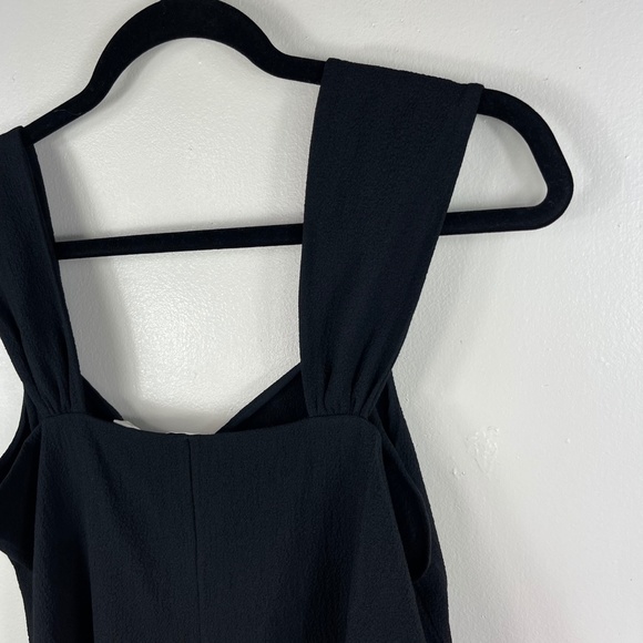 VINCE Black Ruched Sweetheart Neck Camisole Size 8 Sleeveless Top NEW - Picture 9 of 12